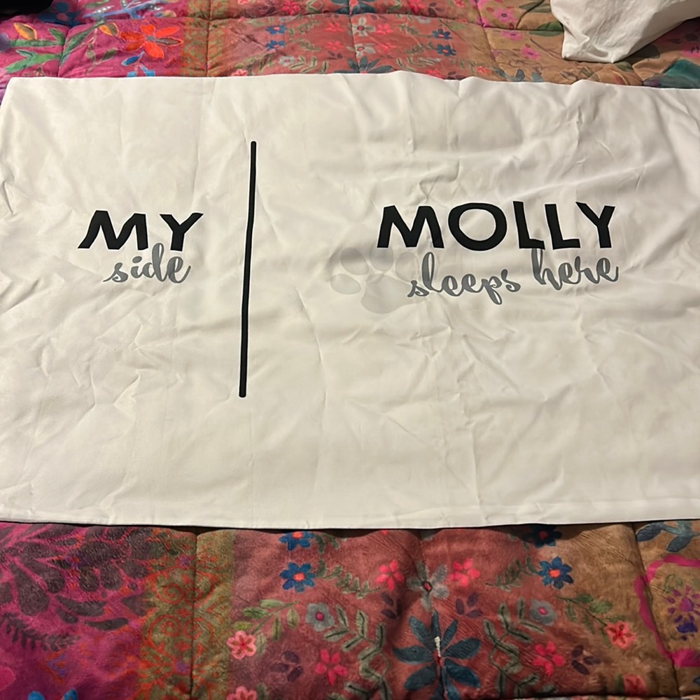 My side dogs side Molly